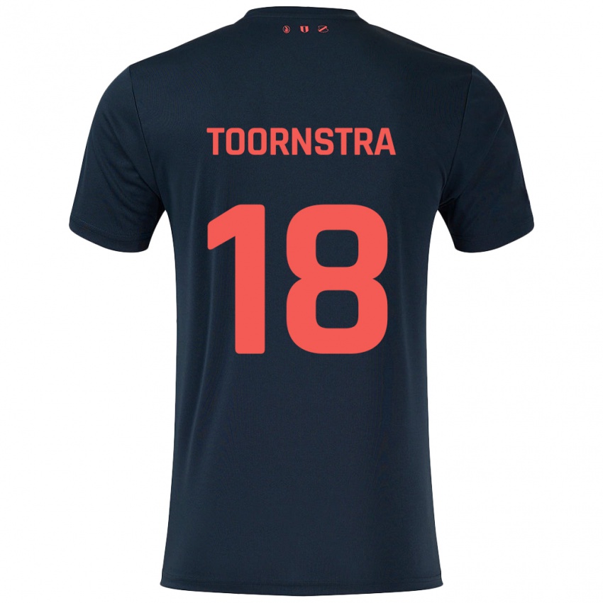 Homem Camisola Jens Toornstra #18 Vermelho Preto Alternativa 2024/25 Camisa Brasil