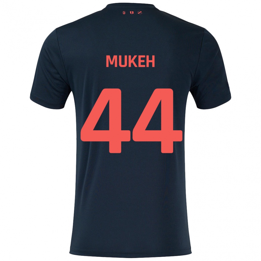 Homem Camisola Joshua Mukeh #44 Vermelho Preto Alternativa 2024/25 Camisa Brasil