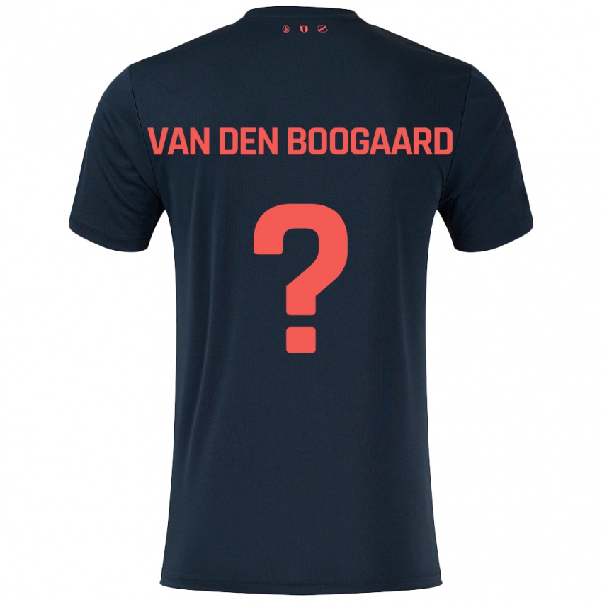 Homem Camisola Brian Van Den Boogaard #0 Vermelho Preto Alternativa 2024/25 Camisa Brasil