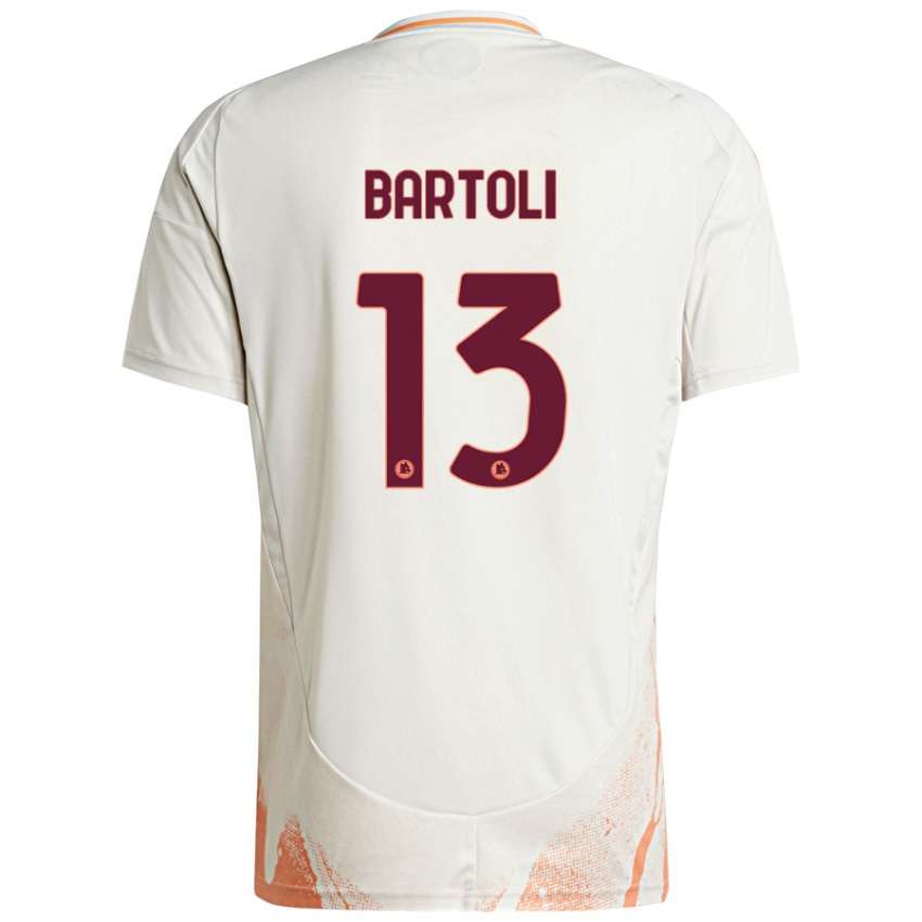 Homem Camisola Elisa Bartoli #13 Creme Branco Laranja Alternativa 2024/25 Camisa Brasil