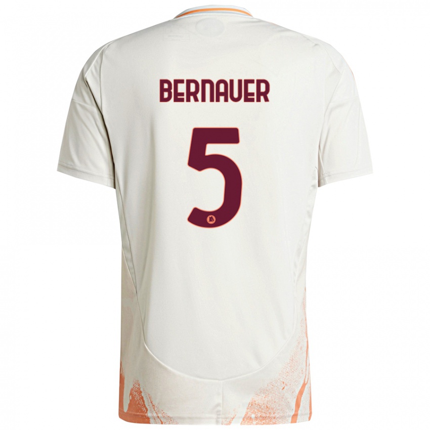 Homem Camisola Vanessa Bernauer #5 Creme Branco Laranja Alternativa 2024/25 Camisa Brasil