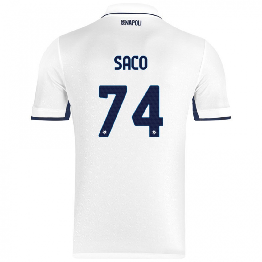 Homem Camisola Coli Saco #74 Azul Real Branco Alternativa 2024/25 Camisa Brasil