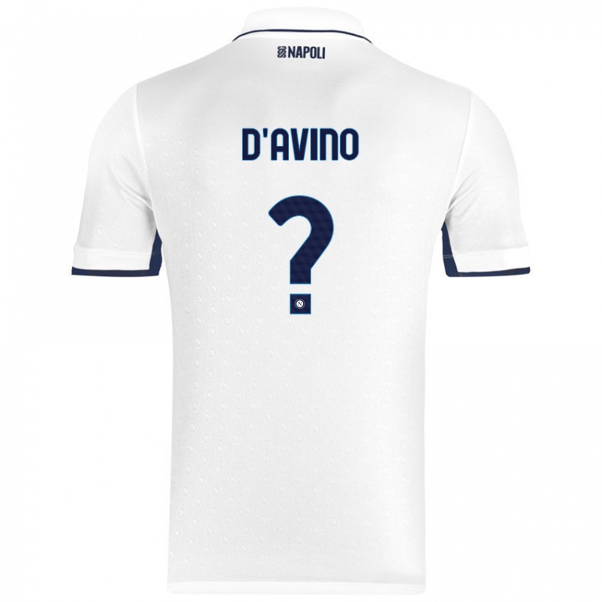 Homem Camisola Luigi D'avino #0 Azul Real Branco Alternativa 2024/25 Camisa Brasil