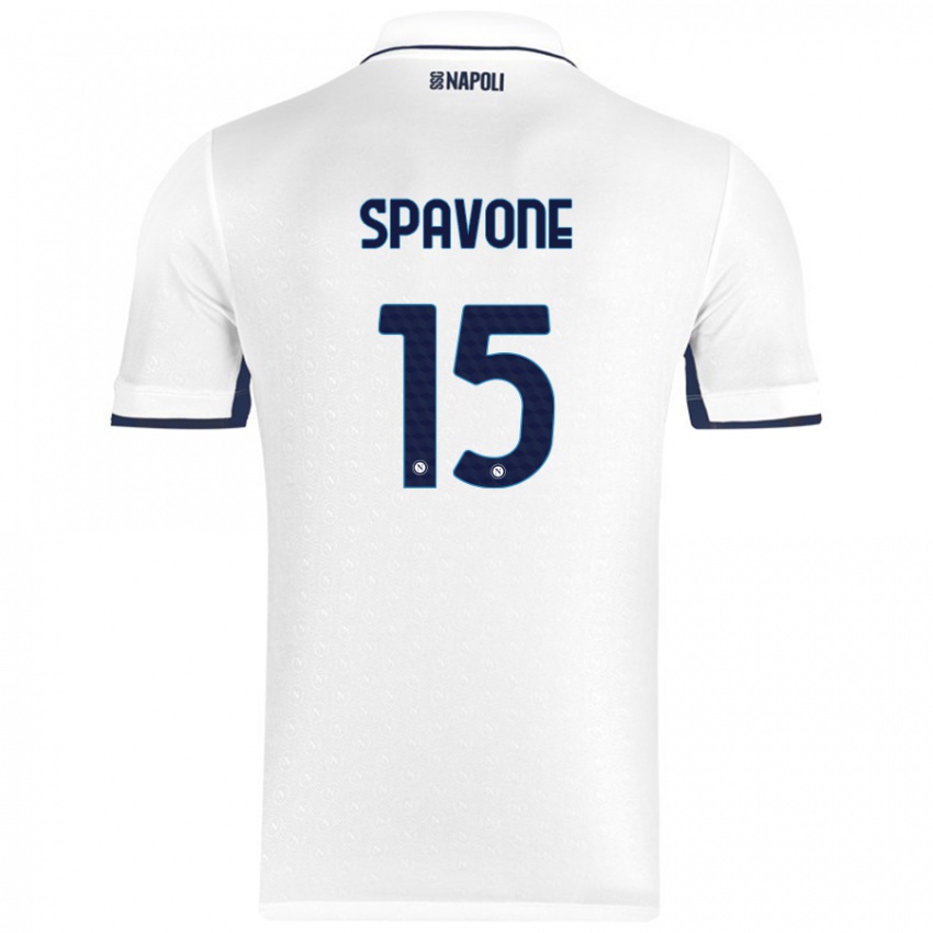 Homem Camisola Alessandro Spavone #15 Azul Real Branco Alternativa 2024/25 Camisa Brasil