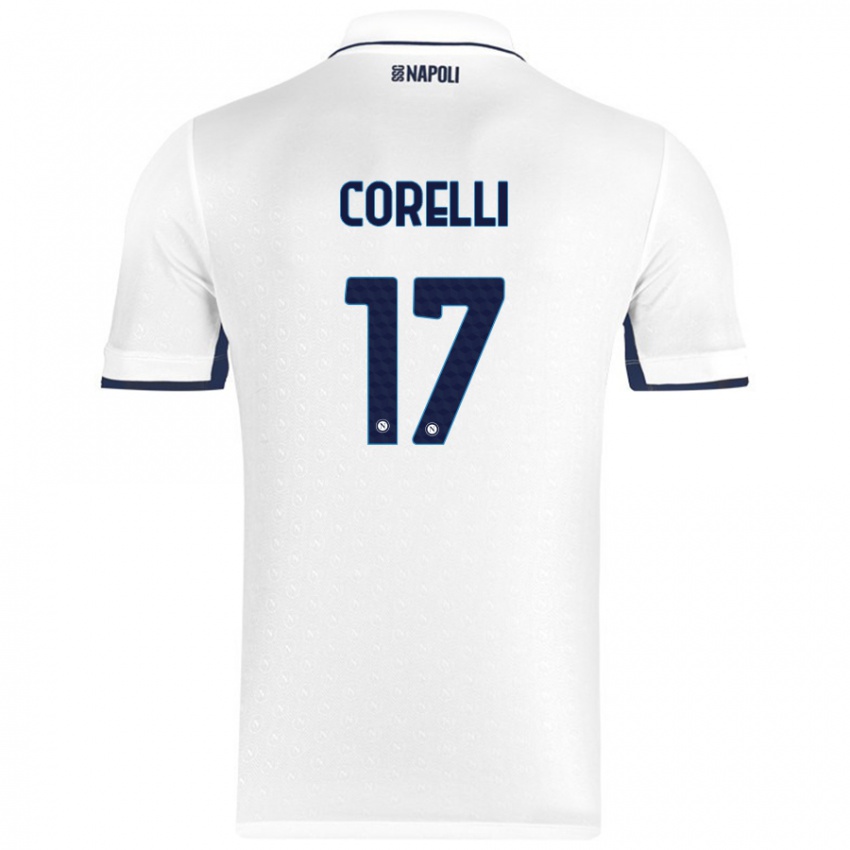 Homem Camisola Alice Corelli #17 Azul Real Branco Alternativa 2024/25 Camisa Brasil