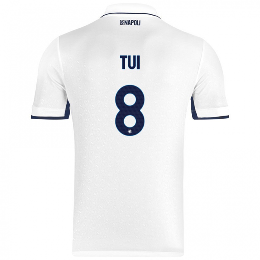 Homem Camisola Sara Tui #8 Azul Real Branco Alternativa 2024/25 Camisa Brasil