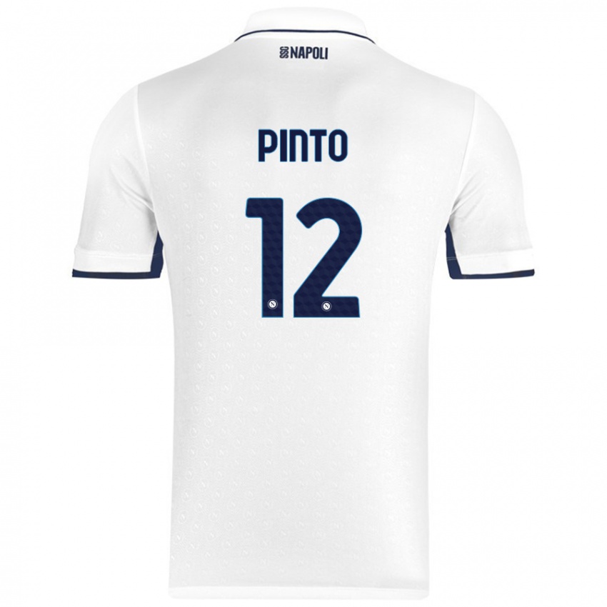 Homem Camisola Ciro Pinto #12 Azul Real Branco Alternativa 2024/25 Camisa Brasil