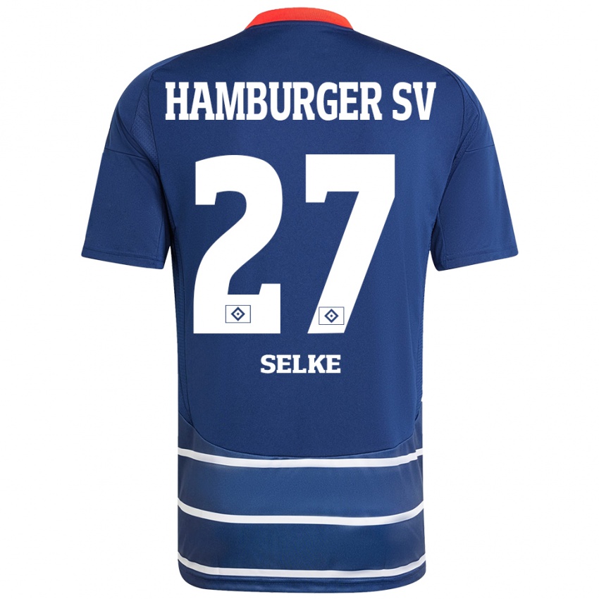 Homem Camisola Davie Selke #27 Azul Escuro Alternativa 2024/25 Camisa Brasil