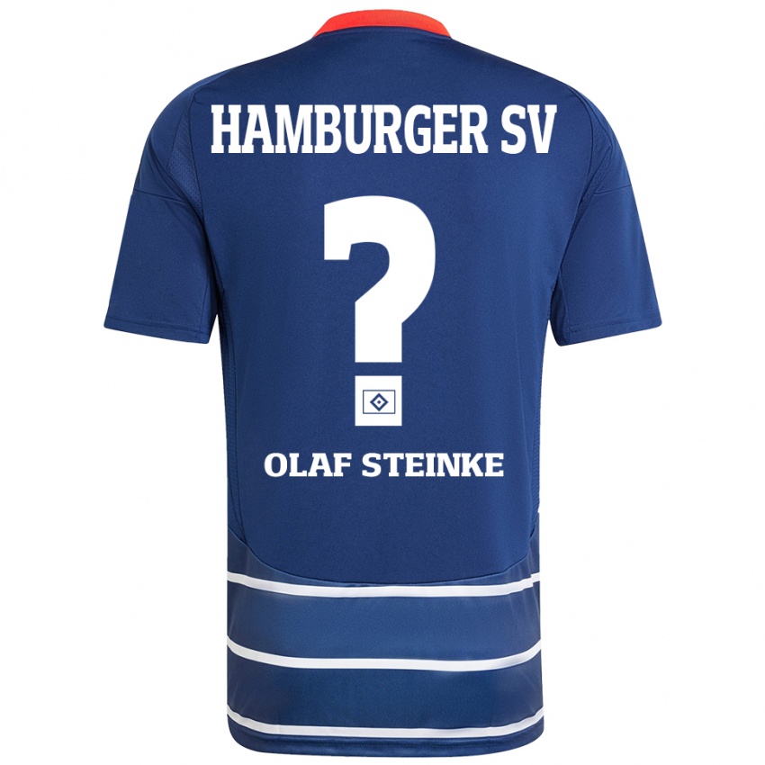 Homem Camisola Eric Olaf Steinke #0 Azul Escuro Alternativa 2024/25 Camisa Brasil