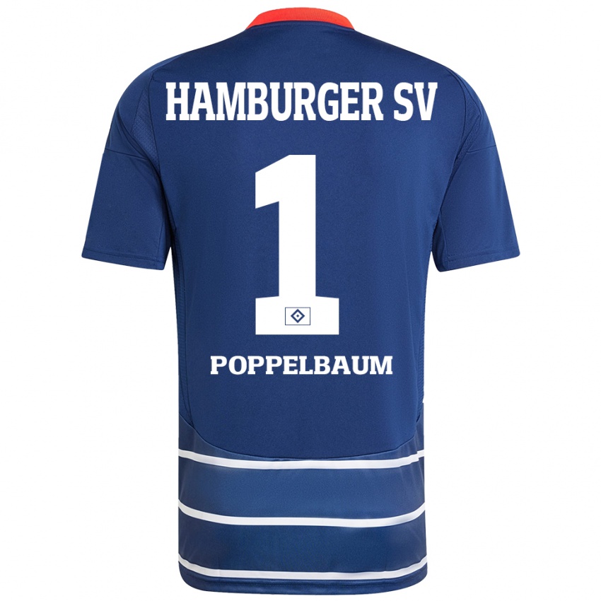 Homem Camisola Colin Poppelbaum #1 Azul Escuro Alternativa 2024/25 Camisa Brasil