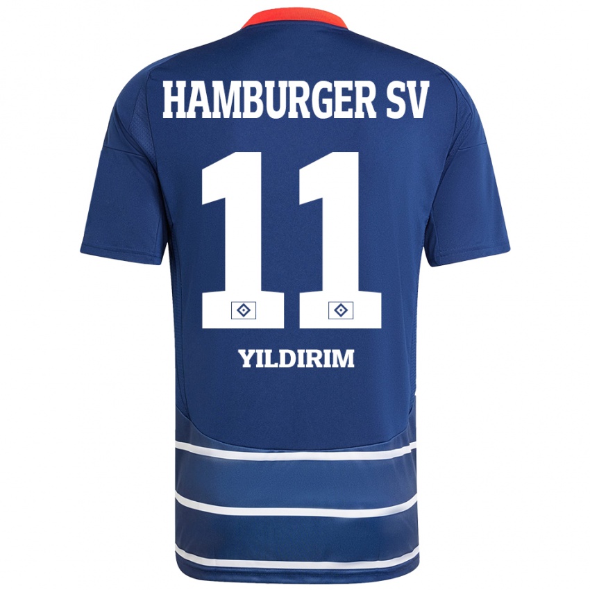 Homem Camisola Mehmet Yildirim #11 Azul Escuro Alternativa 2024/25 Camisa Brasil