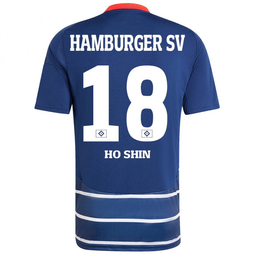 Homem Camisola Jae Ho Shin #18 Azul Escuro Alternativa 2024/25 Camisa Brasil