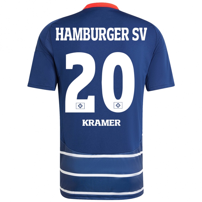 Homem Camisola Timon Kramer #20 Azul Escuro Alternativa 2024/25 Camisa Brasil