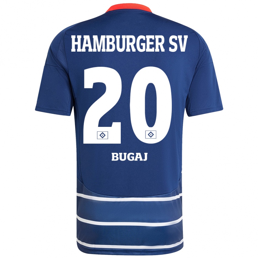 Homem Camisola Jan-Luca Bugaj #20 Azul Escuro Alternativa 2024/25 Camisa Brasil