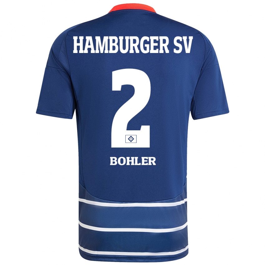 Homem Camisola Annaleen Böhler #2 Azul Escuro Alternativa 2024/25 Camisa Brasil