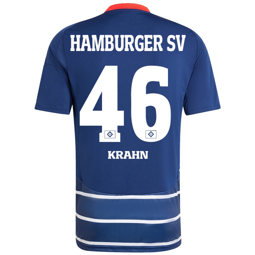 Homem Camisola Elijah Krahn #46 Azul Escuro Alternativa 2024/25 Camisa Brasil