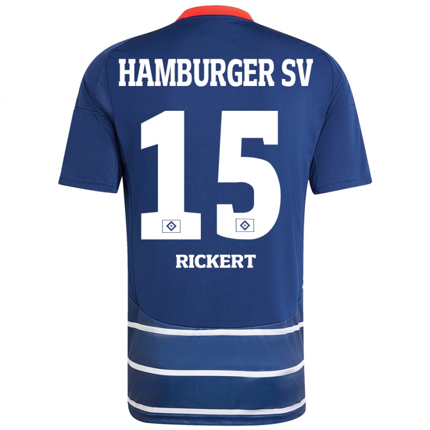 Homem Camisola Manja Rickert #15 Azul Escuro Alternativa 2024/25 Camisa Brasil