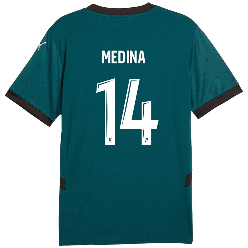 Homem Camisola Facundo Medina #14 Verde Escuro Alternativa 2024/25 Camisa Brasil