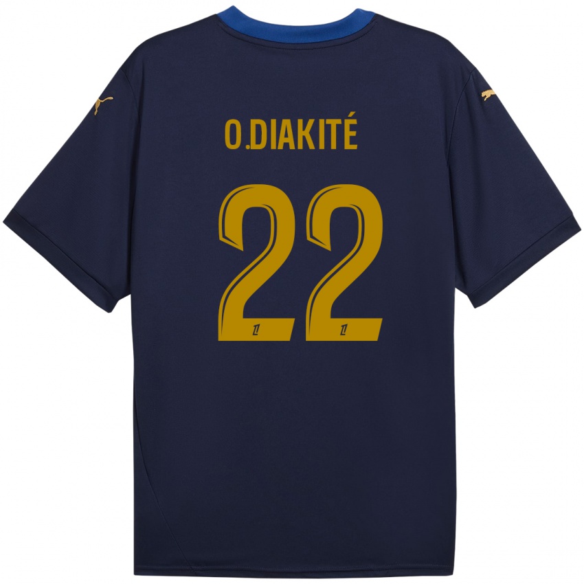 Homem Camisola Oumar Diakité #22 Ouro Da Marinha Alternativa 2024/25 Camisa Brasil