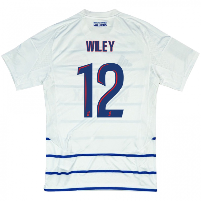 Homem Camisola Caleb Wiley #12 Azul Branco Alternativa 2024/25 Camisa Brasil