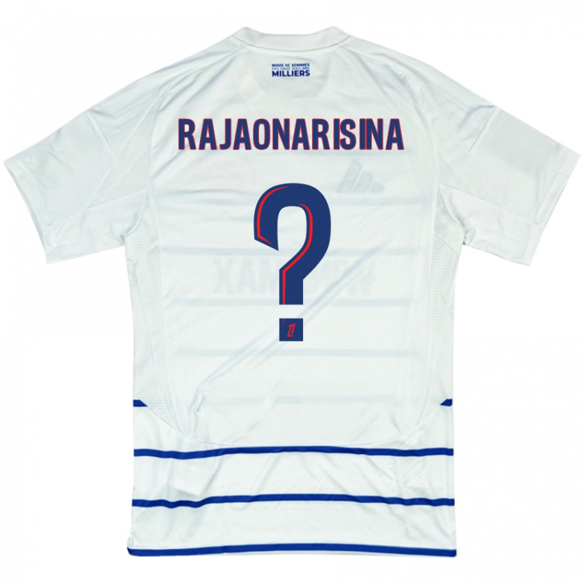 Homem Camisola Noah Rajaonarisina #0 Azul Branco Alternativa 2024/25 Camisa Brasil