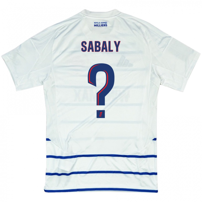 Homem Camisola Idrissa Sabaly #0 Azul Branco Alternativa 2024/25 Camisa Brasil