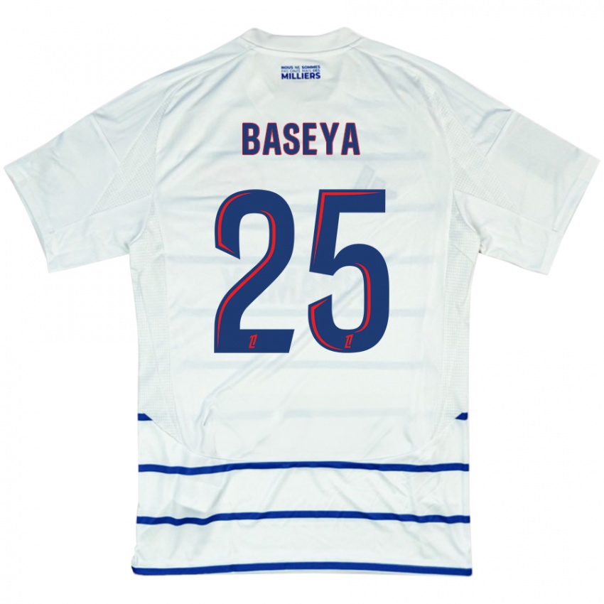 Homem Camisola Steven Baseya #25 Azul Branco Alternativa 2024/25 Camisa Brasil