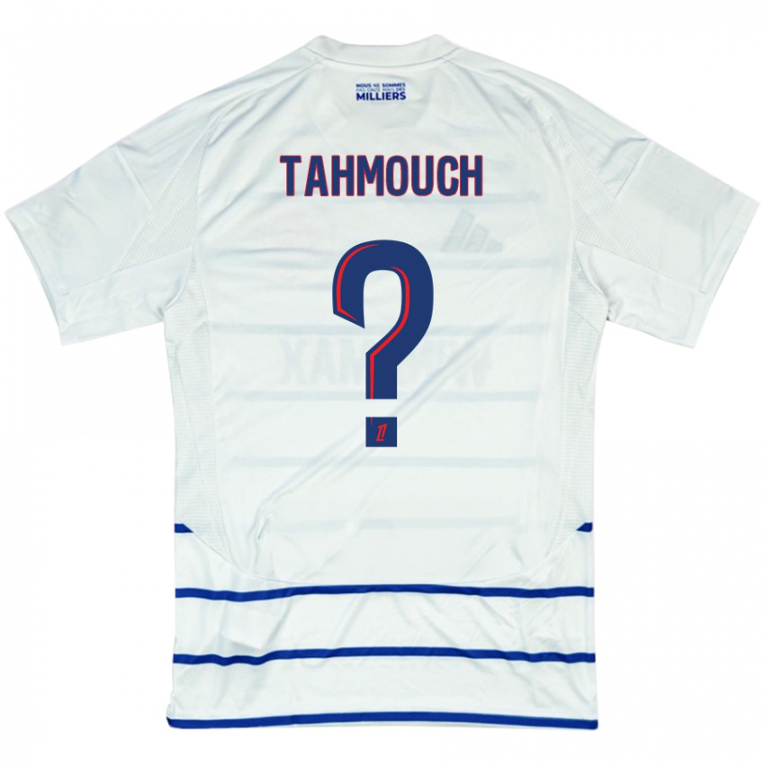 Homem Camisola Mathieu Tahmouch #0 Azul Branco Alternativa 2024/25 Camisa Brasil