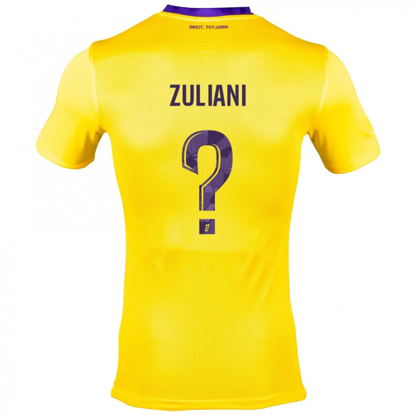 Homem Camisola Edhy Zuliani #0 Roxo Amarelo Alternativa 2024/25 Camisa Brasil