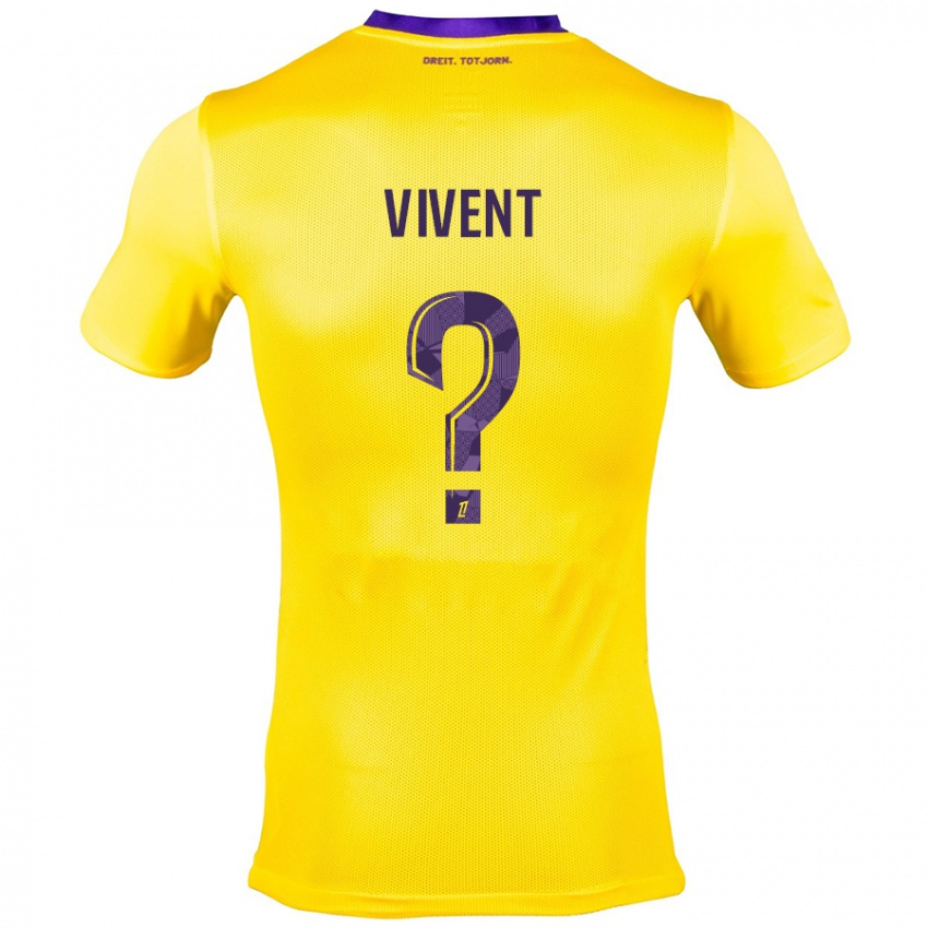 Homem Camisola Sacha Vivent #0 Roxo Amarelo Alternativa 2024/25 Camisa Brasil