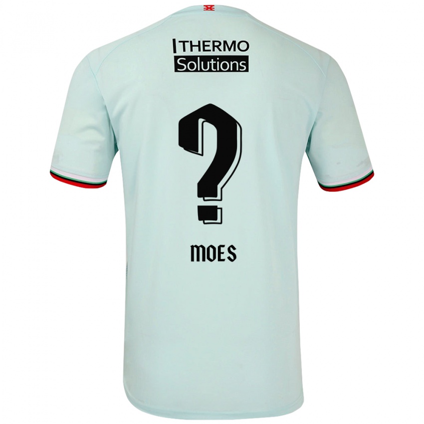 Homem Camisola Lucas Moes #0 Verde Claro Alternativa 2024/25 Camisa Brasil