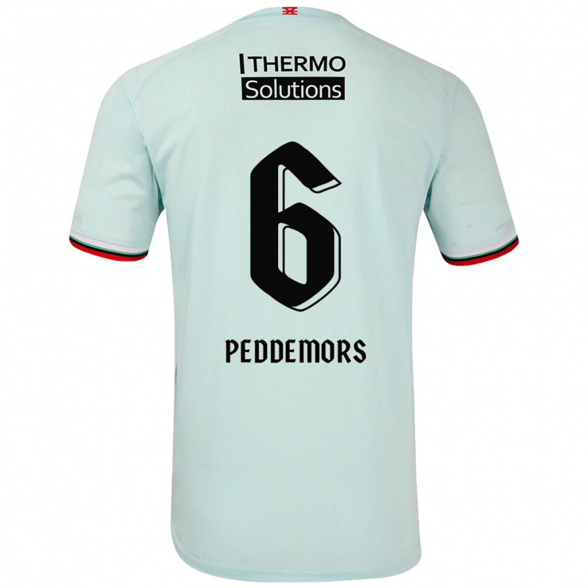 Homem Camisola Ella Peddemors #6 Verde Claro Alternativa 2024/25 Camisa Brasil