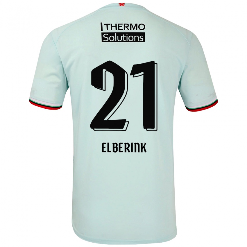 Homem Camisola Eva Oude Elberink #21 Verde Claro Alternativa 2024/25 Camisa Brasil