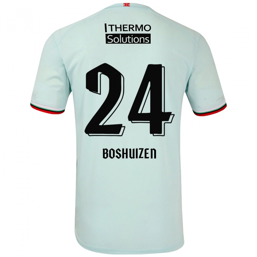 Homem Camisola Annouk Boshuizen #24 Verde Claro Alternativa 2024/25 Camisa Brasil