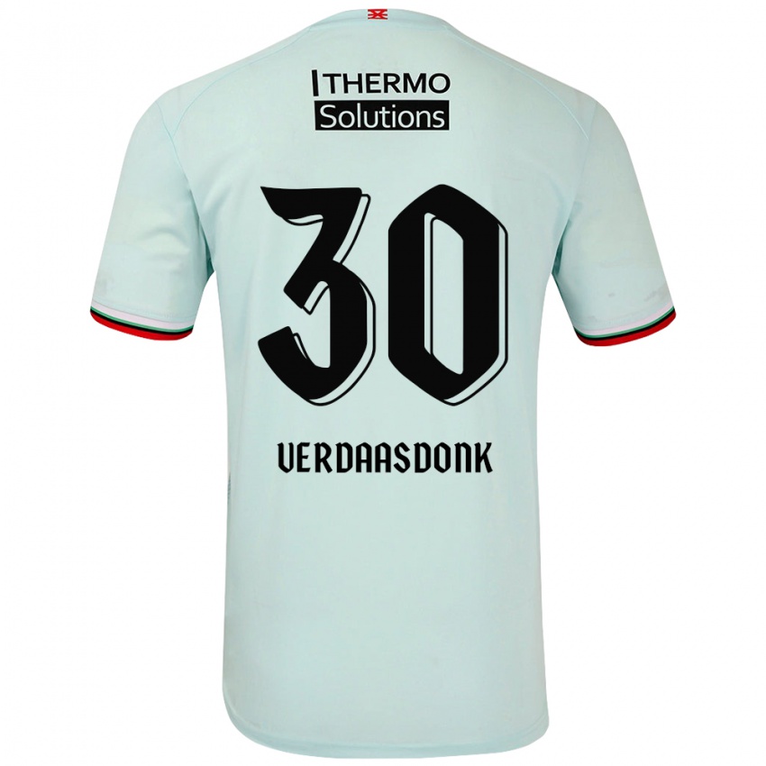 Homem Camisola Suus Verdaasdonk #30 Verde Claro Alternativa 2024/25 Camisa Brasil