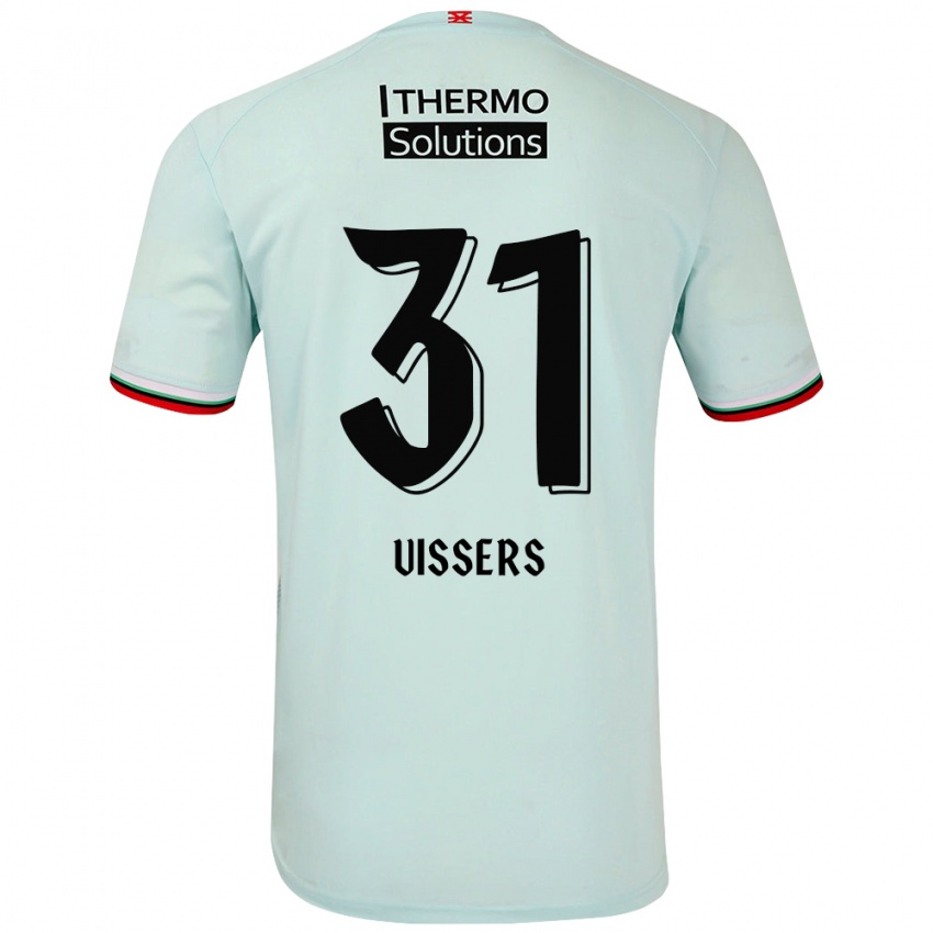 Homem Camisola Kiki Vissers #31 Verde Claro Alternativa 2024/25 Camisa Brasil