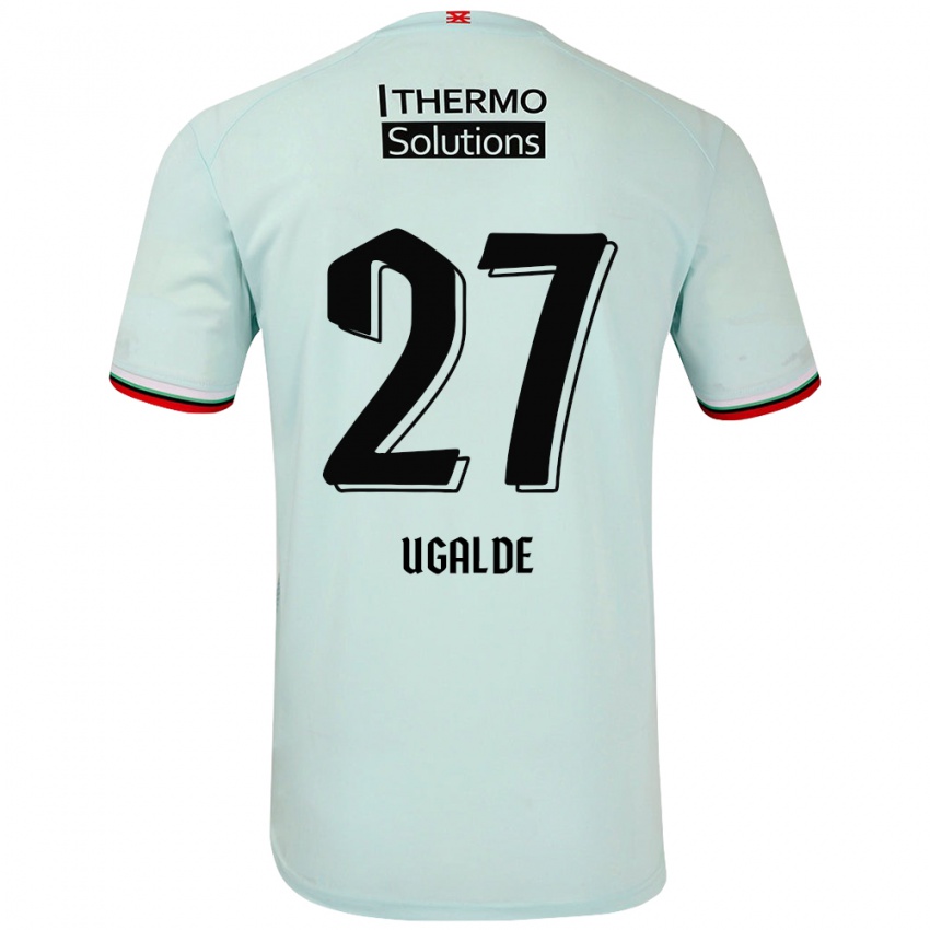 Homem Camisola Manfred Ugalde #27 Verde Claro Alternativa 2024/25 Camisa Brasil