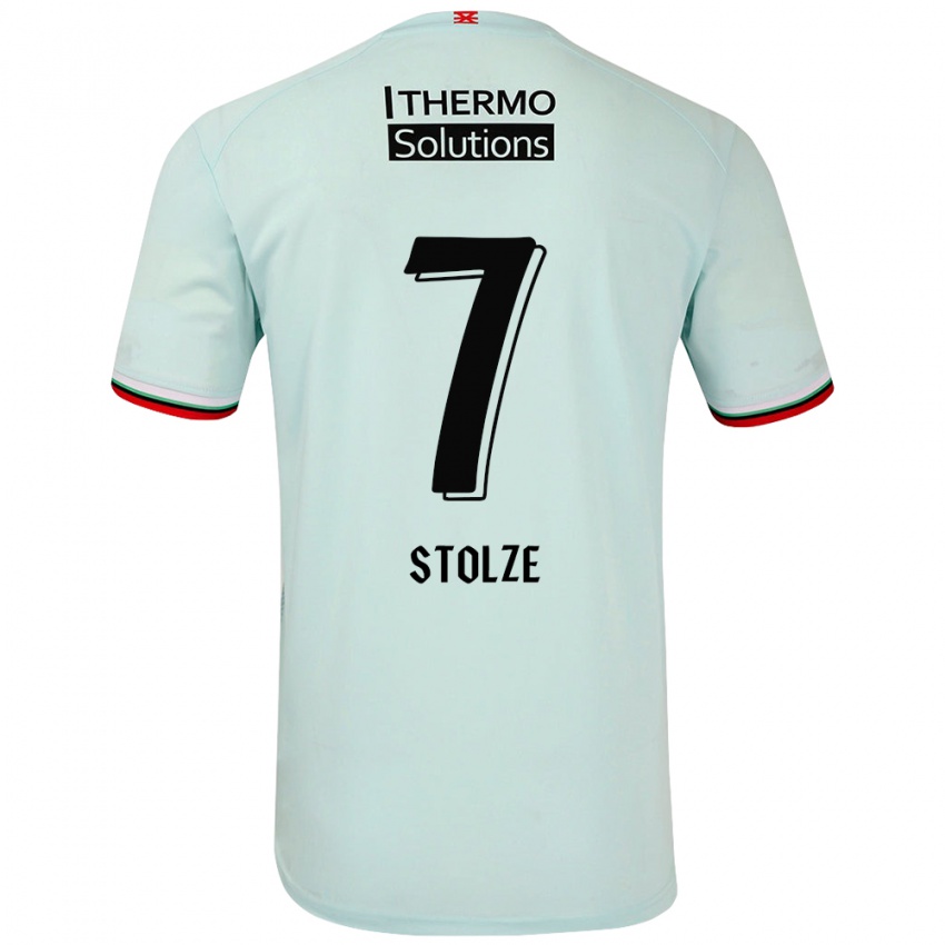 Homem Camisola Anna-Lena Stolze #7 Verde Claro Alternativa 2024/25 Camisa Brasil