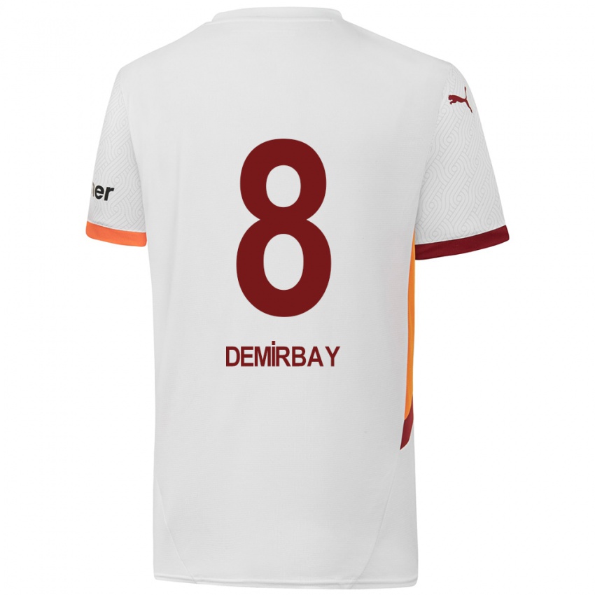 Homem Camisola Kerem Demirbay #8 Branco Amarelo Vermelho Alternativa 2024/25 Camisa Brasil