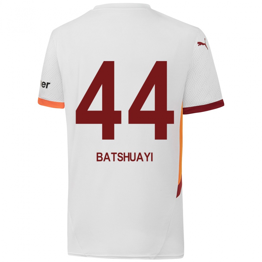 Homem Camisola Michy Batshuayi #44 Branco Amarelo Vermelho Alternativa 2024/25 Camisa Brasil