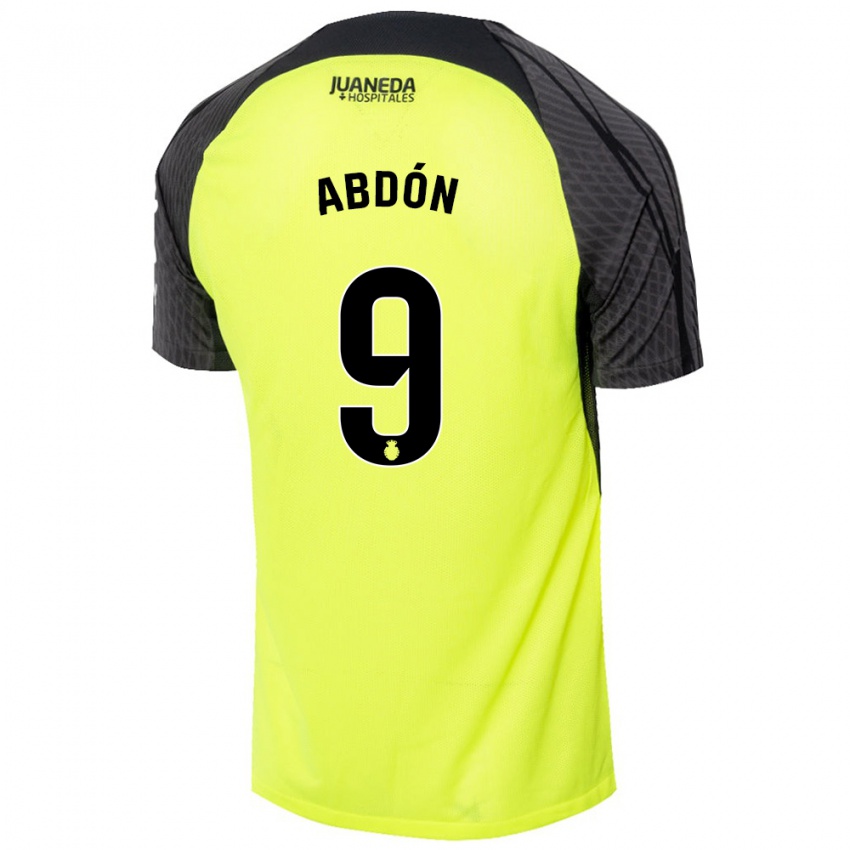 Homem Camisola Abdón Prats #9 Verde Fluorescente Preto Alternativa 2024/25 Camisa Brasil