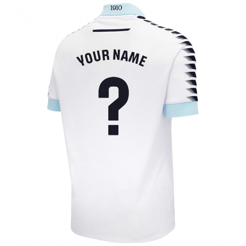 Homem Camisola Seu Nome #0 Azul Branco Alternativa 2024/25 Camisa Brasil