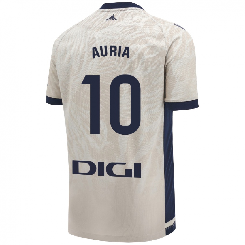 Homem Camisola Miguel Auria #10 Cinza Leve Alternativa 2024/25 Camisa Brasil