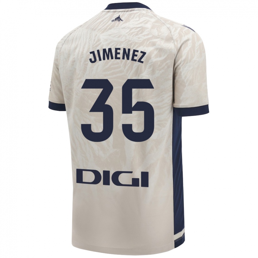 Homem Camisola Álex Jimenez #35 Cinza Leve Alternativa 2024/25 Camisa Brasil