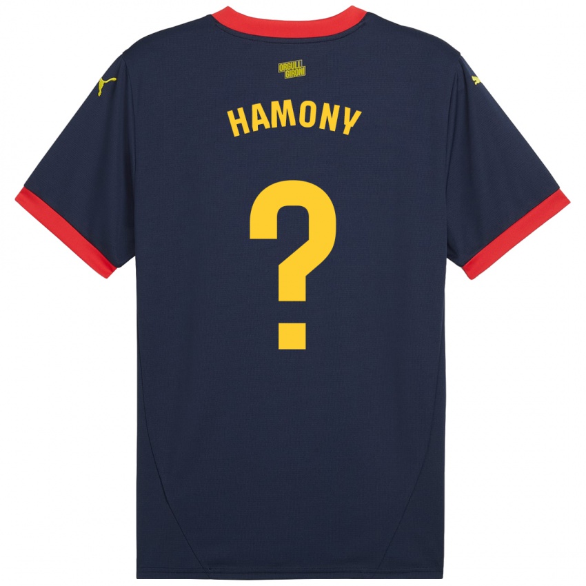 Homem Camisola Mohammed Hamony #0 Vermelho Marinho Alternativa 2024/25 Camisa Brasil