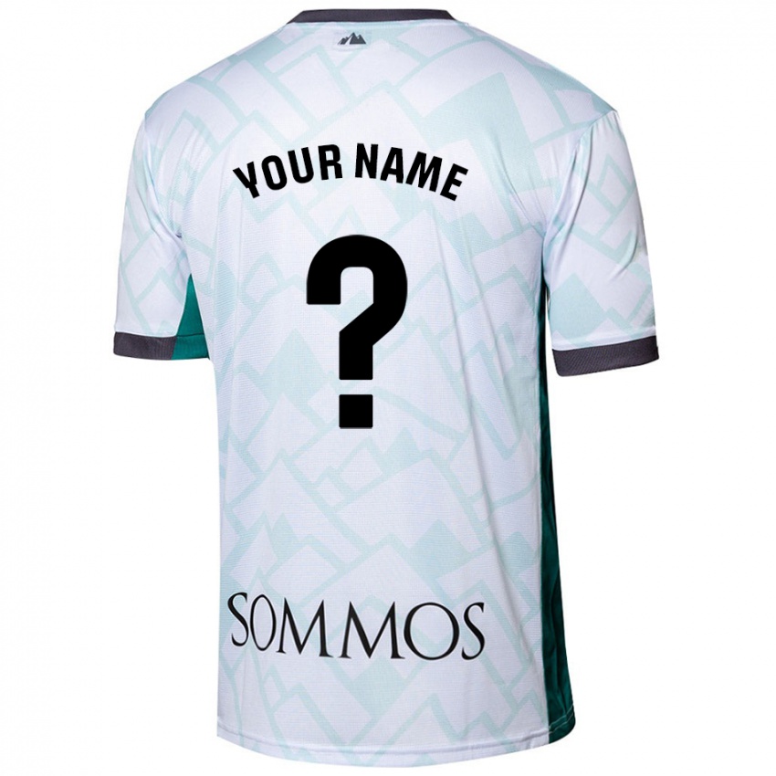 Homem Camisola Seu Nome #0 Verde Branco Alternativa 2024/25 Camisa Brasil