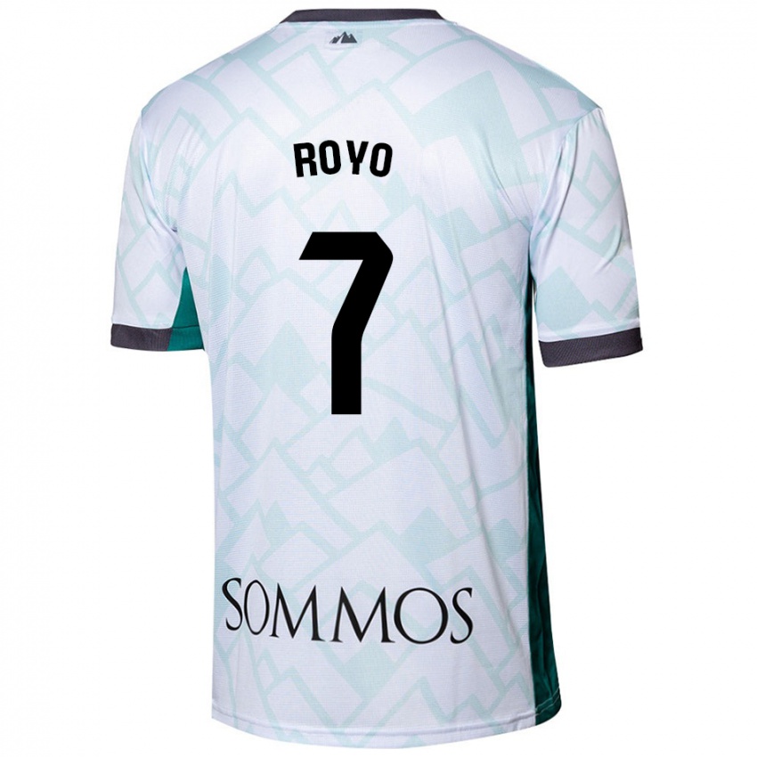 Homem Camisola Laura Royo #7 Verde Branco Alternativa 2024/25 Camisa Brasil