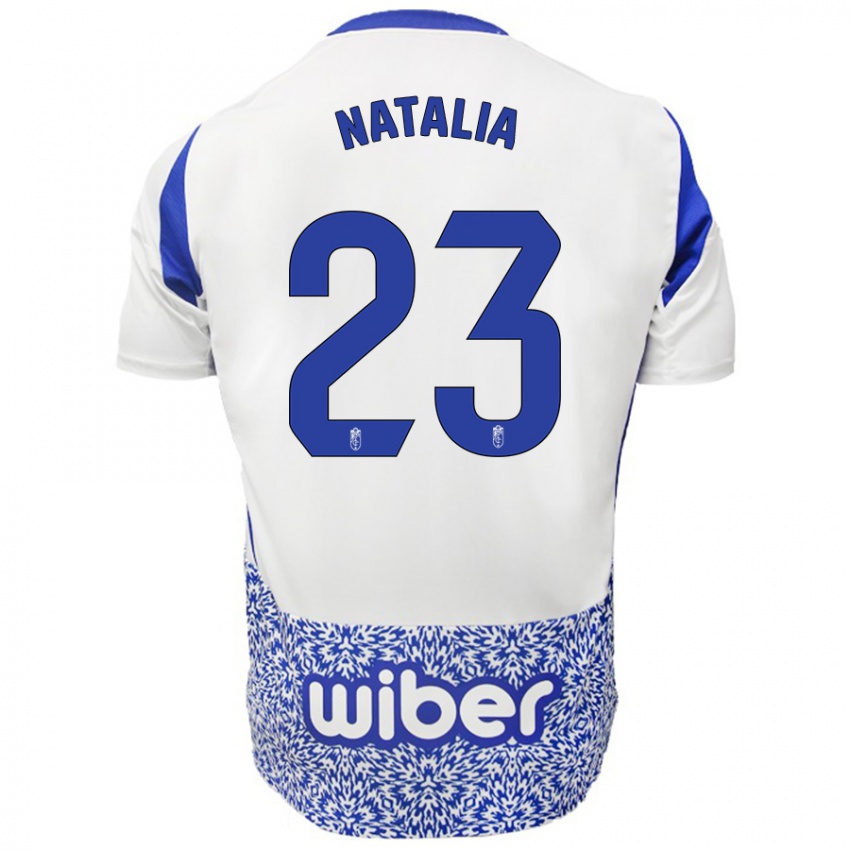 Homem Camisola Natalia #23 Azul Branco Alternativa 2024/25 Camisa Brasil