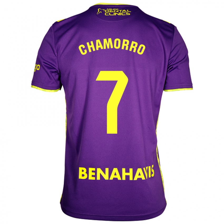 Homem Camisola Alexis Chamorro #7 Amarelo Roxo Alternativa 2024/25 Camisa Brasil