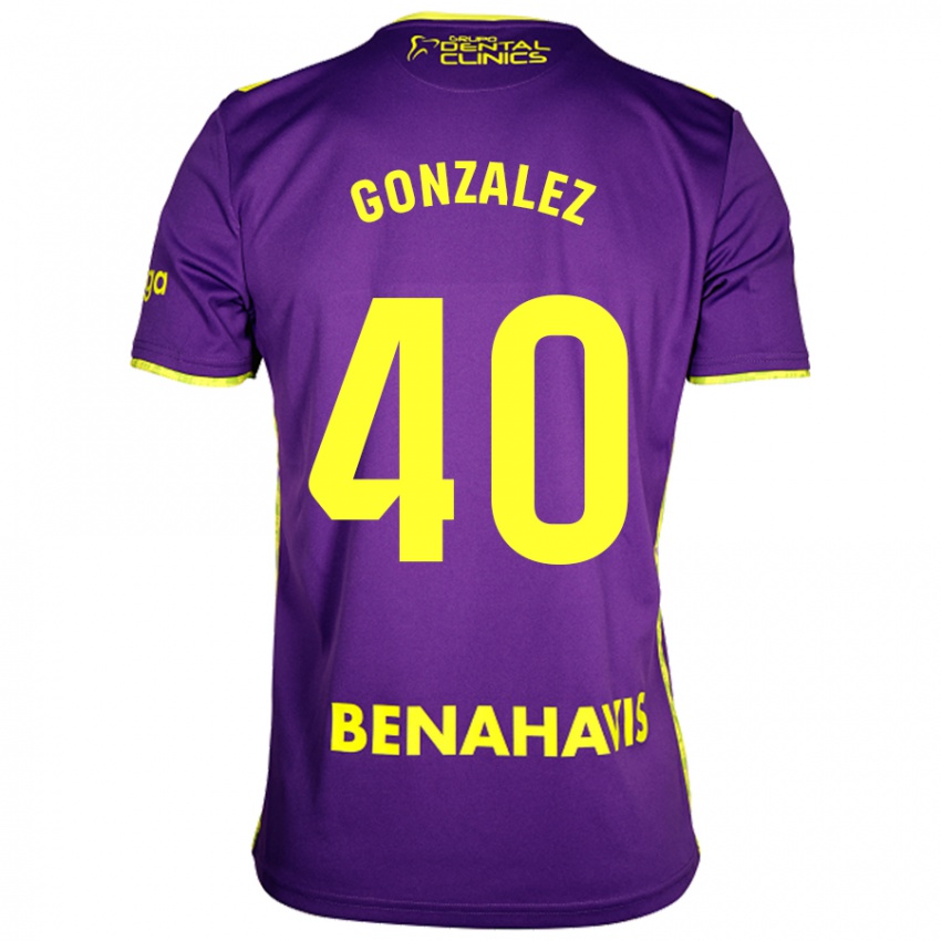 Homem Camisola Carol González #40 Amarelo Roxo Alternativa 2024/25 Camisa Brasil